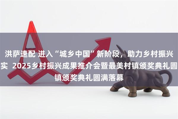 洪萨速配 进入“城乡中国”新阶段，助力乡村振兴走深走实  2025乡村振兴成果推介会暨最美村镇颁奖典礼圆满落幕